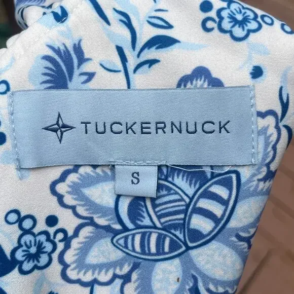 Tuckernuck Blue and White Floral Blouse - Picture 3 of 15